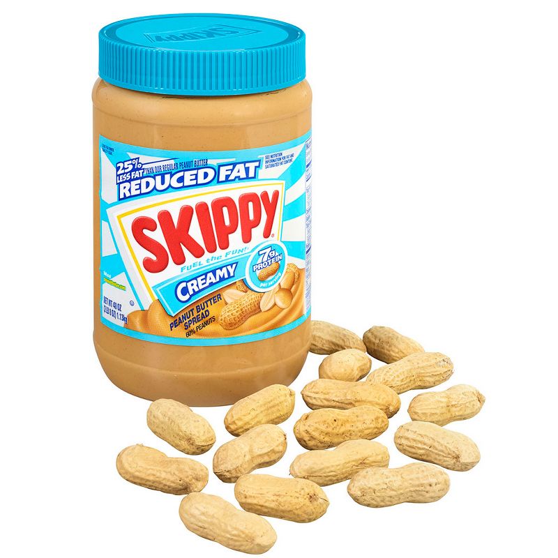 Skippy Reduced Fat Creamy Peanut Butter - 40oz, 4 of 16