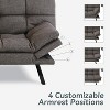 Vipbear 68" Futon Sofa Bed,Convertible Memory Foam Couch Bed,Folding Sofa Bed Sleeper Couch - 4 of 4