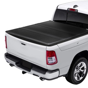 Hard Trifold Truck Bed Tonneau Cover Compatible with 2017-2024 T itan 6.7 Ft Bed, Professional FRP Folding 6.7Ft Truck Bed Cover - 1 of 4