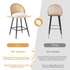 Bekrvio 26'' 360° Swivel Counter Height Bar Stools - 3 of 4