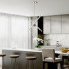Livex Lighting Monaco 4 - Light Chandelier in  Brushed Nickel/Black Chrome - 3 of 4