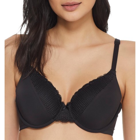 Maidenform Womens Underwire Demi Bra, Best Push-up Bra, Smoothing Lace-Trim  Bra with Push-up Cups : : Clothing, Shoes & Accessories