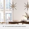 Hunter Fans 24" Jupiter Star Pendant Light Alturas Gold Metal Ceiling Fixture - 4 of 4