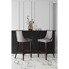 Set of 2 Fifth Avenue Upholstered Beech Wood Faux Leather Barstools - Manhattan Comfort - 2 of 4