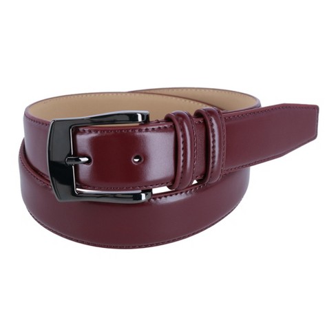 Tommy Hilfiger Mens Leather Braided Belt - Tan Brown - X-Large