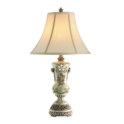 OK Lighting Vintage Rose Table Lamp