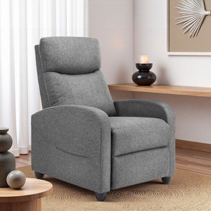 FONTOI Recliner Chair PU Leather Recliner Sofa Adjustable Reclining Positions for Maximum Comfort and Relaxation for Living Room Bedroom - 1 of 4