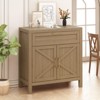 Buffet Cabinet Sideboard with Storage, 34.3' Modern Buffet Cabinet with Storage, Farmhouse Buffet Table Console Coffee Bar Cabinet - 3 of 4