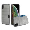 Reiko iPhone XS Max Slim Armor Hybrid Case with Card Holder in Gray - 2 of 4