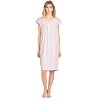 Casual Nights Women's Short Sleeve Floral And Lace Nightgown - 2 of 4