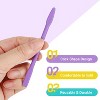 JDICTION 9PCS Colored Silicone Stir Sticks, Reusable Epoxy Resin Mixing Tools for Glitter Tumblers, Paint & Facial Mask Crafting (9 Colors) - 3 of 4
