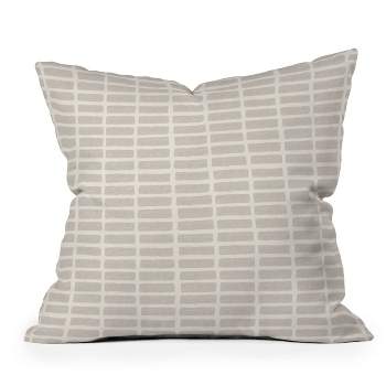 Little Arrow Design Co. Block Print Tile Outdoor Throw Pillow - Deny Designs