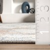 Nuloom Luca Abstract Splatter Pet Friendly Machine Washable Area Rug, 4' x 6', Light Beige - 3 of 4