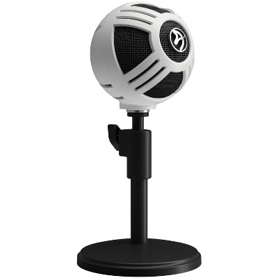 Arozzi Sfera USB Microphone for Gaming & Streaming - White (SFERA-WHITE)