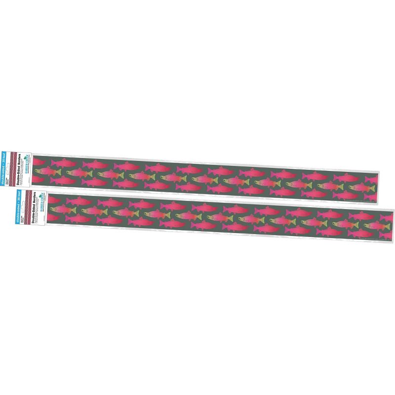 2pk Salmon Double-Sided Classroom Borders - Barker Creek: Versatile, Colorful, Educational Decor for All Grades, 2 of 5