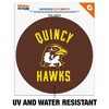 Quincy University Hawks Logo Automotive Car Window Locker Circle Bumper Sticker - 2 of 4