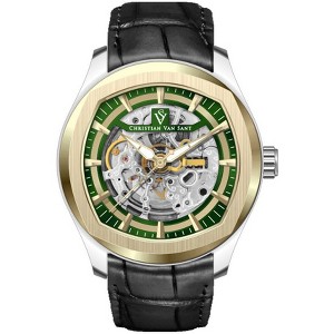 Christian Van Sant Men's Romeo Green Dial Watch - CV9503 - 1 of 1