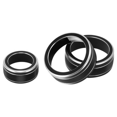 Unique Bargains Air Conditioner Switch AC Climate Control Knob Ring Cover for Subaru Forester Impreza Crosstrek 2019-2021