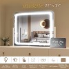 Vanity Mirror with Lights 22''x17'' Makeup Mirror with Lights,Vanity Mirror Touch Screen with 3-Color - 2 of 4