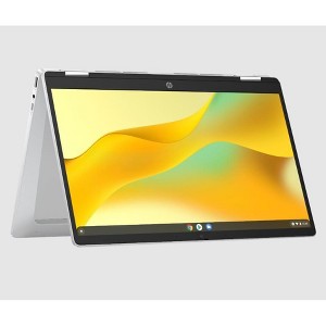 Refurbished: HP x360 14" FHD Touch Chromebook, Intel N100, 4GB, 128GB, Chrome OS - Manufacturer Refurbished - 1 of 4