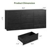 9 Drawer Dresser for Bedroom, Wide Modern Chest of Drawers, Large Wood Dresser Wooden Storage Organizer for Living Room, Hallway Entryway - 2 of 4