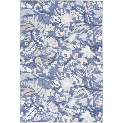 Nourison Washables Vintage Floral Indoor Non-Skid Area Rug
