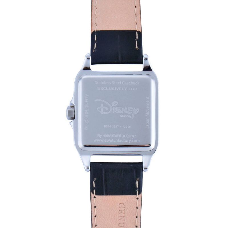 Women&#39;s Disney Mickey Mouse Perfect Square Watch - Black, 4 of 6