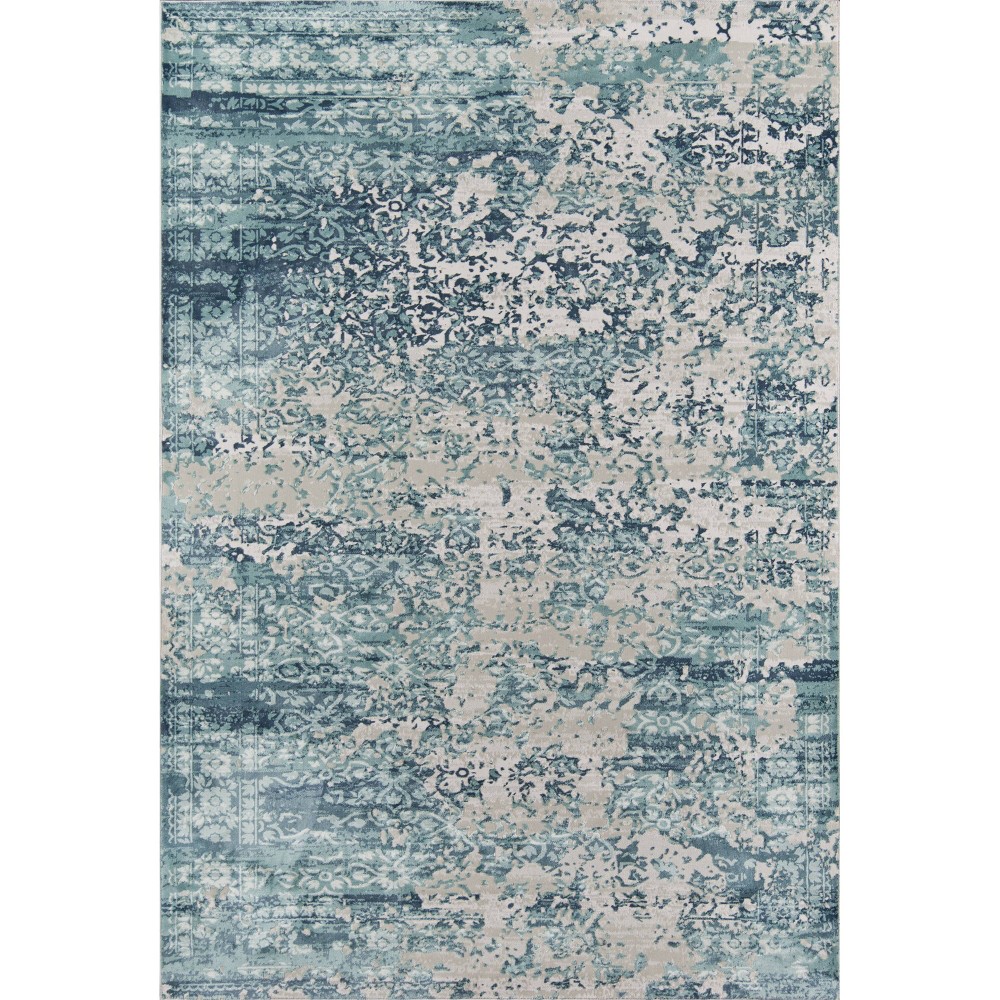 3'10inx5'7in Genevieve River Area Rug Blue - Momeni