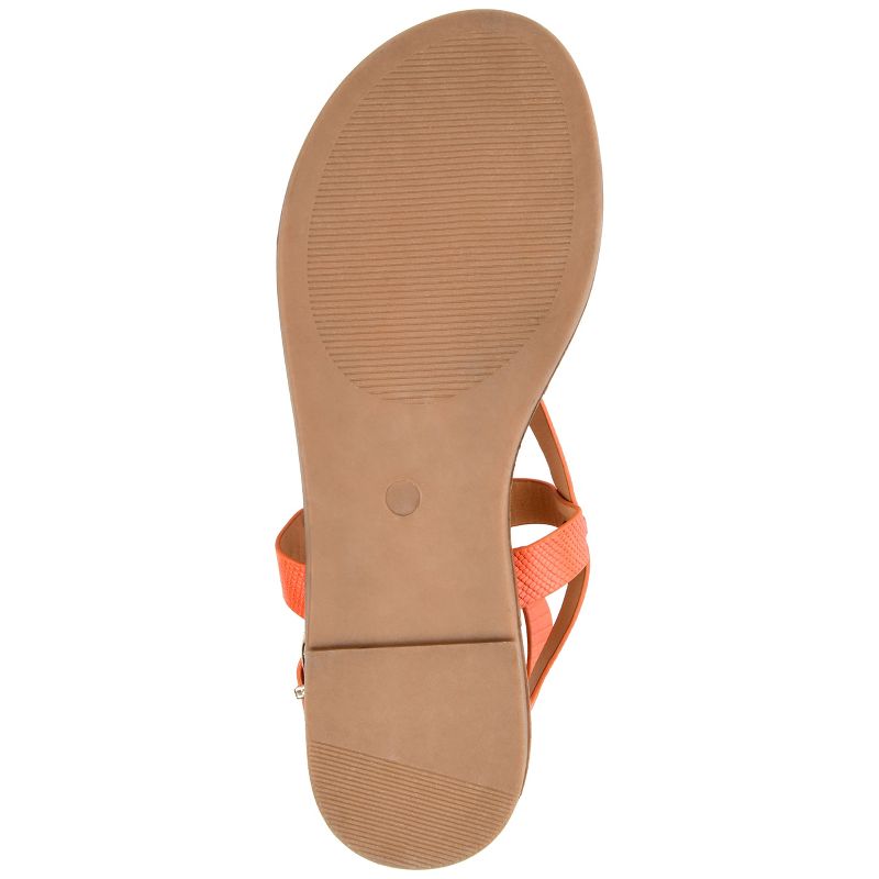 Journee Collection Womens Tangie Tru Comfort Foam Multi Strap Flat Sandals, 6 of 11