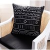 Rila Pillow - Black/White - 18"X18" - Safavieh - 2 of 4