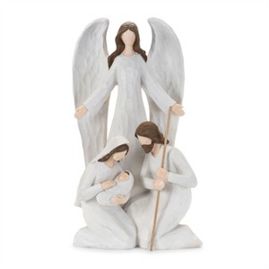 Holy Family with Angel Statue 16"H - 1 of 3