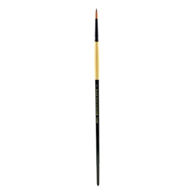 Dynasty Black Gold Series Long Handled Synthetic Round Brushes, Series 1526