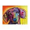 Trademark Fine Art -Dean Russo 'Tilt Dachshund Love' Canvas Art - 18''x24'' - 2 of 4
