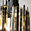 ALOADECOR 9-Light Luxury Soft Gold Stainless Steel Chandelier with Smoke Crystal Accents - 4 of 4