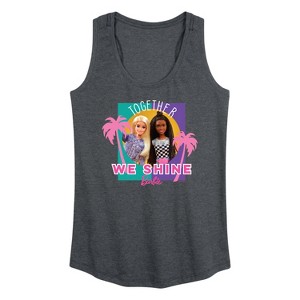 Women's - Barbie - Together We Shine Graphic Racerback Tank - 1 of 4
