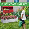 Chic Crate - Elevated Resin Garden Bed w/ Smart Drain & 21Gal - UV-Proof Ergo Design Indoor/Outdoor - 4 of 4