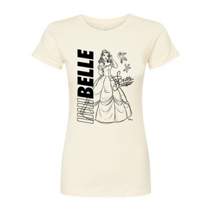 Women's - Disney - Autograph Belle Fitted Graphic T-Shirt - 1 of 2