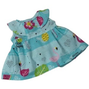 Doll Clothes Superstore Summer Fruits And Flamingos Make A Dress For 14 Inch Baby Alive And Little Baby Dolls - 1 of 4