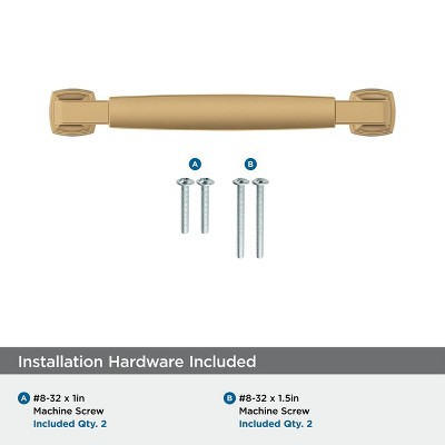 Champagne Bronze Matte Cabinet Pull with Mounting Hardware