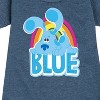 - Blue's Clues & You! - Blue Graphic Short Sleeve Fleece Dress - 2 of 4