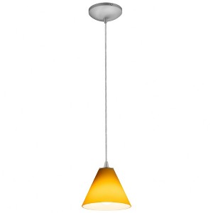Access Lighting Martini 1 - Light Pendant in  Brushed Steel - 1 of 1