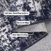 Area Rug Washable Soft Modern Bordered Abstract Rugs Low Pile Non-Slip Foldable Throw Rug Carpet Dining Room Home - 3 of 4