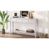 Contemporary Entryway Console Table with 4 Drawers and Bottom Shelf - 4 of 4