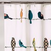Rowley Birds Shower Curtain - Lush Décor - image 2 of 4