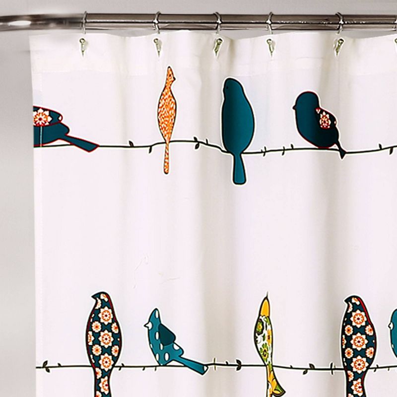 Rowley Birds Shower Curtain - Lush Décor, 3 of 9