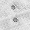 Aoibox Waffle Weave Fabric Shower Curtain Hotel Spa Luxury Heavyweight Curtains for Bathroom with Cloth Pique Pattern Water Repellent - 4 of 4