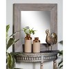 Traditional Half Round Side Table Beige - Olivia & May: Sturdy Iron Entryway Console with Shelf - 2 of 4