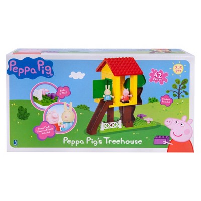 Peppa pig best sale lego treehouse