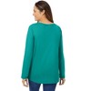 Woman Within Perfect Long-Sleeve V-Neck Tee - 3 of 4