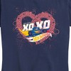 Women's - Hot Wheels - XOXO Heart Short Sleeve Graphic T-Shirt - 2 of 4